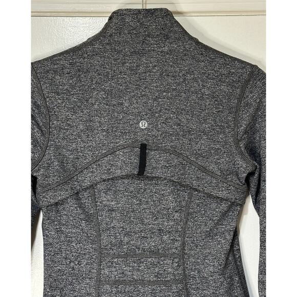 Lululemon Define Jacket Luon Heather Black Size 4 NWT Athletic Slim Fit Stretchy - Picture 10 of 13